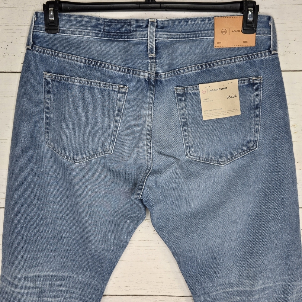 AG Adriano Goldschmied Tellis Modern Slim Premium Denim Jeans - Picture 6 of 11